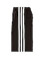 view 4 of 5 CH1 Elegant 3 Stripe Shorts in Black