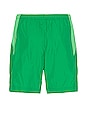 view 2 of 5 Classic Light Shell Running Shorts in Green & Semi Flash Lime
