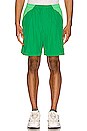 view 5 of 5 Classic Light Shell Running Shorts in Green & Semi Flash Lime