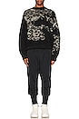 view 4 of 4 U LPD Knit Crew in Black