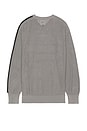view 2 of 4 Gfx Knit Crew in Ch Solid Grey