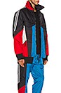 view 3 of 6 BLOUSON COLOR BLOCK SHELL PADDED TRACK in Black & Dassler Blue & Archive Grey & Yohji Red