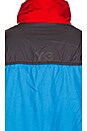view 6 of 6 BLOUSON COLOR BLOCK SHELL PADDED TRACK in Black & Dassler Blue & Archive Grey & Yohji Red