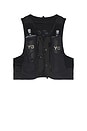 view 1 of 4 Y-3 Run Vest in Black