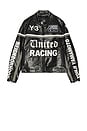 view 4 of 5 Yohji Yamamoto x NBHD Leather Racer Jacket in Black