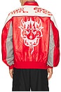 view 3 of 5 Gfx Leather Jacket in Red