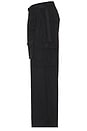 view 3 of 7 Twill Cargo Pants in Black