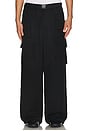 view 5 of 7 Twill Cargo Pants in Black