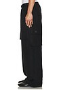 view 6 of 7 Twill Cargo Pants in Black