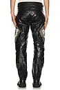 view 4 of 7 Yohji Yamamoto x NBHD Moto Leather Pants in Black