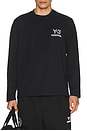 view 2 of 4 Yohji Yamamoto x NBHD Logo Long Sleeve Tee in Black