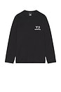 view 4 of 4 Yohji Yamamoto x NBHD Logo Long Sleeve Tee in Black