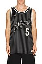 view 2 of 6 Elite 5 Bball Jersey Black in Black
