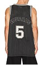 view 3 of 6 Elite 5 Bball Jersey Black in Black