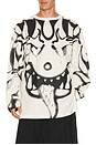 view 1 of 5 Aop Gfx Long Sleeve in Cloud White