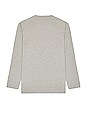 view 2 of 4 Chest Logo Long Sleeve Tee in Medium Grey Heather