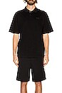 view 3 of 3 Classic Pique Polo in Black