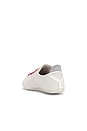 view 3 of 6 ZAPATO TOKYO in Aluminum, Off White, & Active Maroon