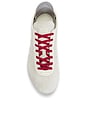 view 4 of 6 ZAPATO TOKYO in Aluminum, Off White, & Active Maroon