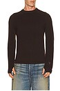 view 1 of 6 Knit Baselayer Top in Dark Chocolate