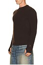 view 2 of 6 Knit Baselayer Top in Dark Chocolate