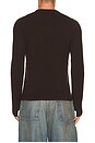 view 3 of 6 Knit Baselayer Top in Dark Chocolate