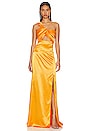 view 1 of 3 Rewa Gown in Mustard