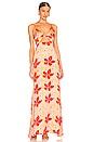 view 1 of 3 Tinuke Dress in Hibiscus Print