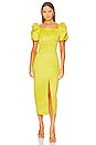 view 1 of 3 VESTIDO MIDI TARA in Yellow