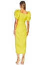 view 3 of 3 ROBE MI-LONGUE TARA in Yellow