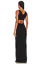 view 3 of 4 Zuwa Embellished Gown in Black