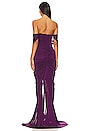 view 3 of 3 Tiara Gown in Grape