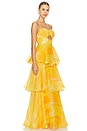 view 2 of 3 Keta Dress in Aquarelle Yellow