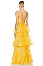 view 3 of 3 Keta Dress in Aquarelle Yellow
