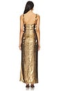 view 3 of 4 ROBE MAXI ILERI in Gold