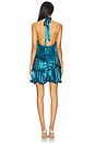 view 3 of 4 Ireti Dress in Metallic Blue