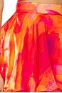 view 6 of 6 Faari Aquarelle Orange Skirt in Orange & Purple