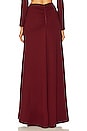 view 3 of 4 Abike Maxi Skirt in Bordeaux