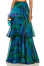 view 1 of 4 Faari Maxi Skirt in Aquarelle Green Print