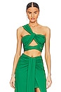 view 1 of 5 Ara Crop Top in Green