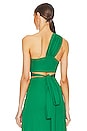 view 4 of 5 Ara Crop Top in Green