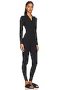 view 2 of 4 Thermal Ski Onesie in Black