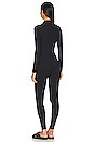 view 3 of 4 Thermal Ski Onesie in Black
