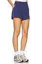 view 2 of 6 Track Short in Navy & White