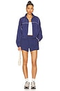 view 5 of 6 Track Short in Navy & White