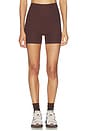 view 1 of 6 SHORT MOTERO STRETCH SCULPT SHORT in Brown