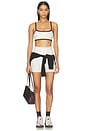 view 5 of 6 SHORT MOTERO STRETCH SCULPT SHORT in Shell