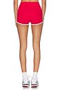 view 4 of 6 SHORT COURT SPORTY SHORT SHORT in Cherry & White