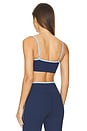view 3 of 4 Ribbed Two Tone Bralette in Navy & Baby Blue