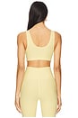 view 3 of 4 Stretch Football Bra in Baby Yellow